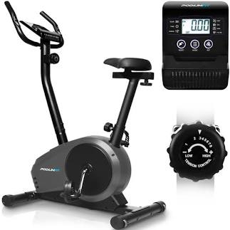 Bicicleta ergométrica PodiumFit V300 com estrutura para maior capacidade de peso