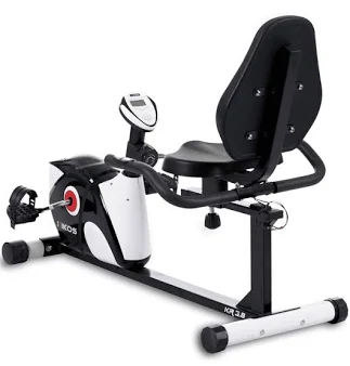 Bicicleta ergométrica horizontal Kikos KR3.8 para exercícios em casa