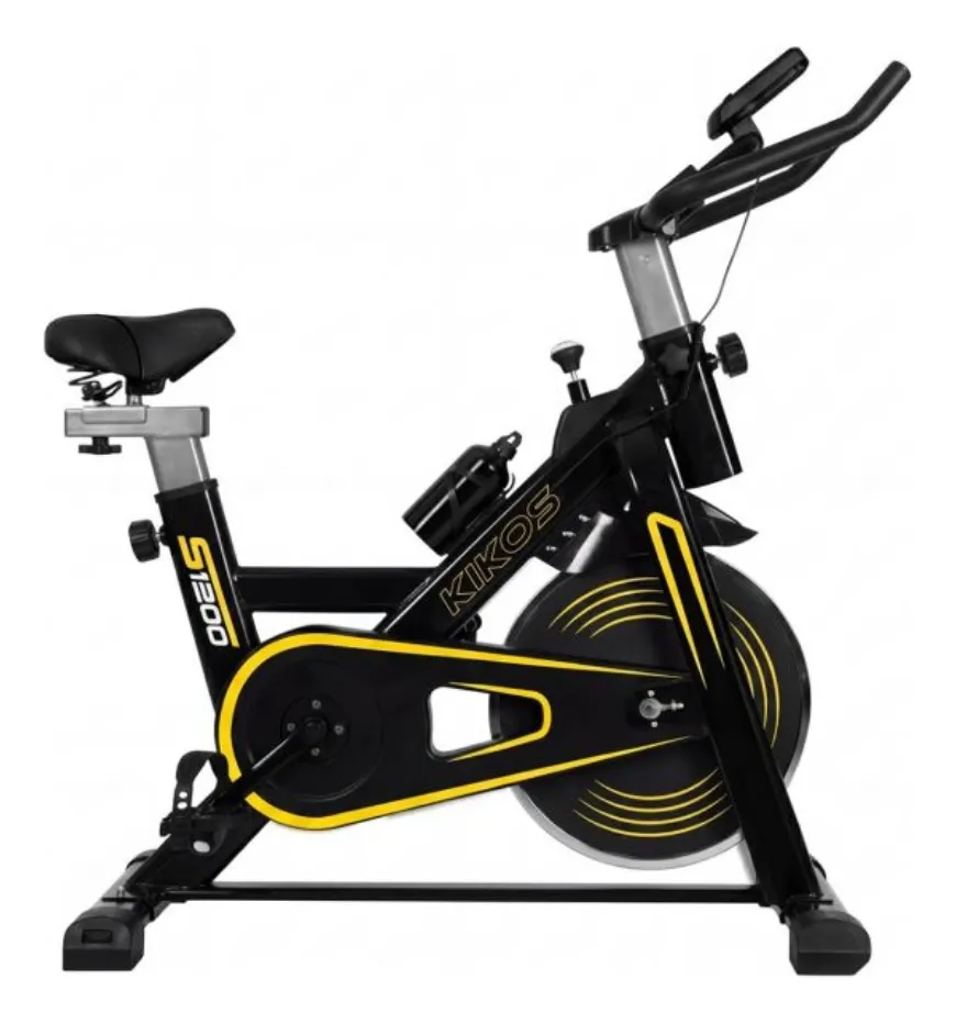A Kikos S1200 completa a nossa seleção de bicicletas de spinning para uso residencial.